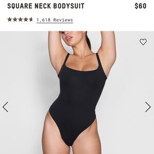 Fits everybody square neck bodysuit